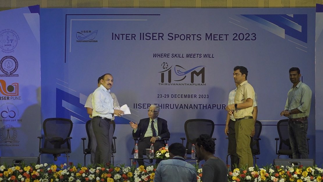 tvmiiser's tweet photo. Photos from Closing Ceremony of IISM 2023 hosted by IISERTVM. Part 2.
@Iisertvm_sports
#IISM2023
#lISc, #lISER, #isertvm, #Niser, #CEBS https://t.co/1i2SZMg90Y