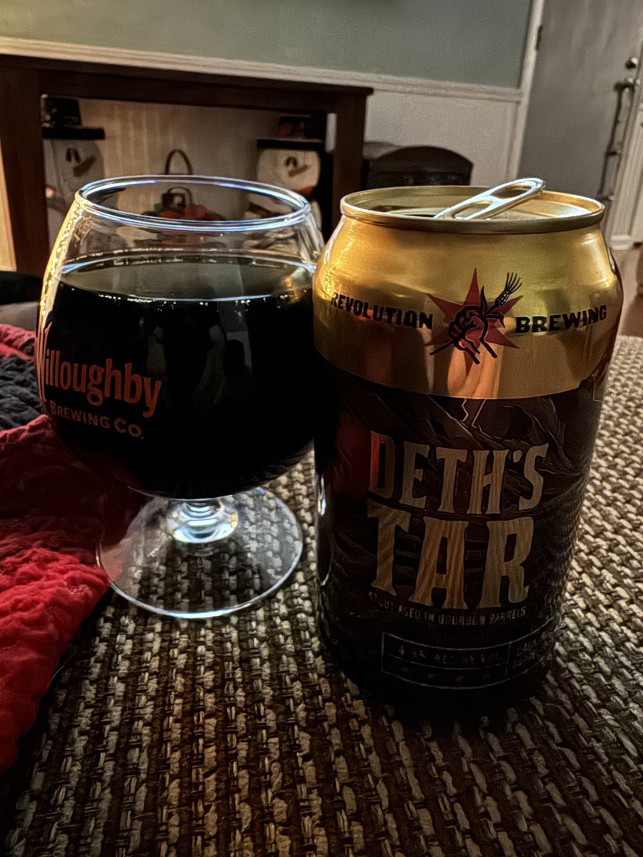 LoTGoD's tweet photo. The Deth’s Tar!  So good! @RevBrewChicago https://t.co/uPJ2tvegPb