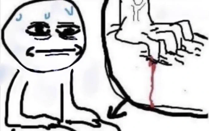 me holding back everytime i draw comics to not make it a whole ass doujinshi 