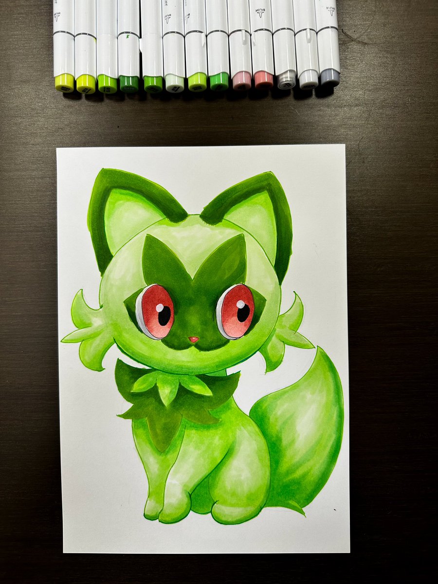 I drew Sprigatito! Part 1
#Pokemon #ScarletAndViolet #fanart 

youtube.com/shorts/zdfFlAm…