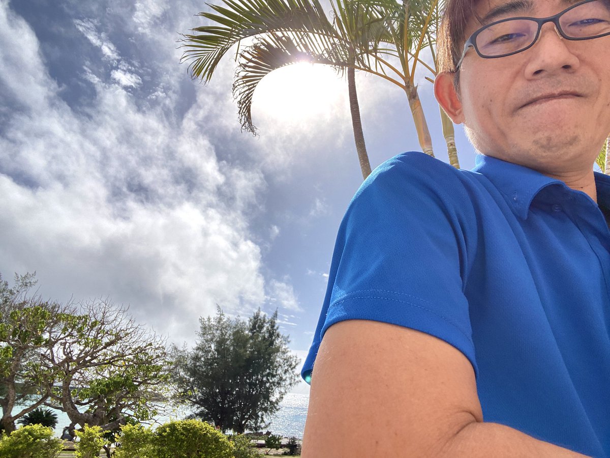 12月30日の宮古島。まだまだ半袖バリバリで働いております！パワー💪