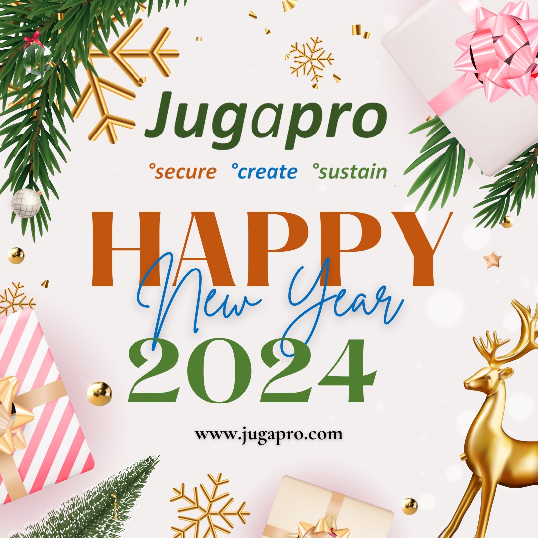 JugaproIndia's tweet photo. Wishing you a very Happy New Year! #newyear2024 #jugapro https://t.co/86EEd4zjJ9