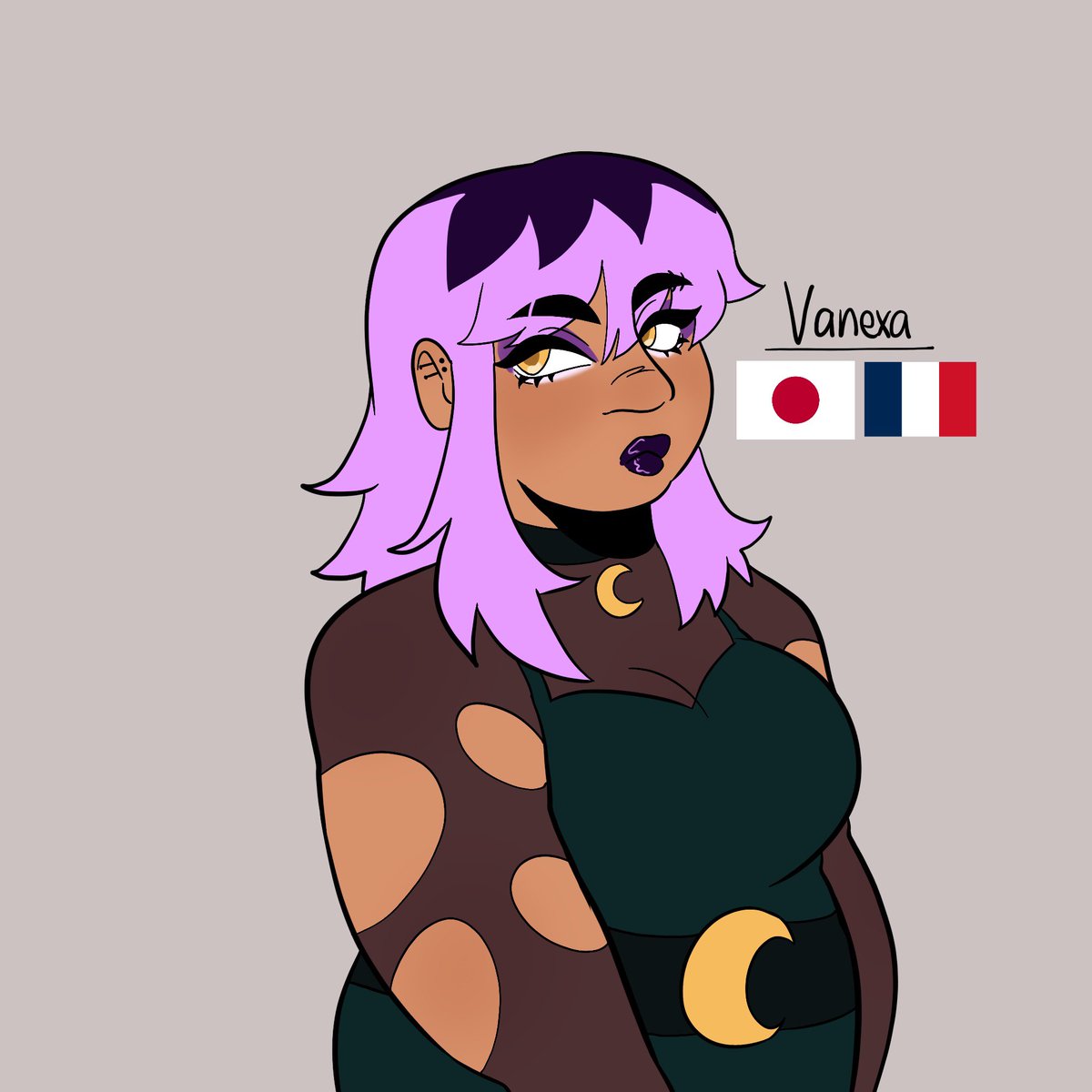 I said I'd share some human versions of them I designed so here y