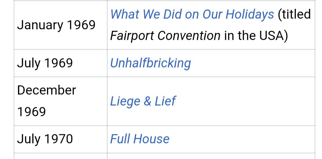 tich39's tweet photo. @nakedfoul Surely Fairport. All within 2 years as well. https://t.co/8L8Va1yXUi