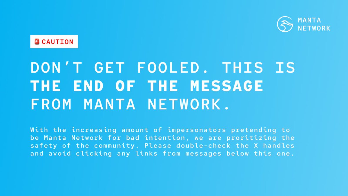 Manta Network (🔱,🔱) tweet media