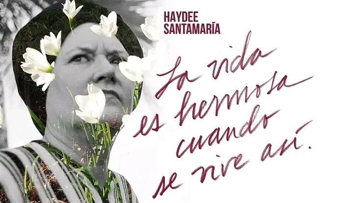 CasAmericas's tweet photo. Conmemoramos este #30dediciembre el aniversario 101 del natalicio de Haydee Santamaría. La heroína del Moncada, la clandestinidad, la Sierra y el exilio, fundó la @CasAmericas y construyó caminos para llegar a esa  integración que Bolívar y Martí soñaron para #NuestraAmérica. https://t.co/emI0vOLy5o