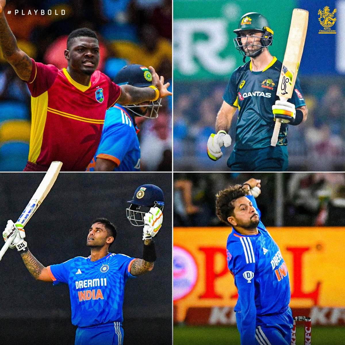 RCBTweets's tweet photo. Over to the shortest format ⏩

12th Man Army, head to WhatsApp to pick your T20I Team of the Year now! ⤵️
https://t.co/j89flQFqOT

#PlayBold #12thManTOTY https://t.co/WUxQliEnAC