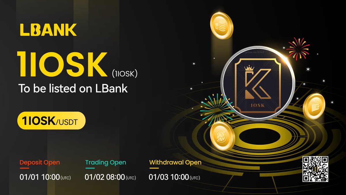 LBank_Exchange's tweet photo. 🎉New #listing

🌟$1IOSK (1IOSK) will be listed on LBank！@InscriptionIOSI

1iosk is the first inscription project on IOST Inscriptions platform.

❤️ Details: https://t.co/lNt13Kx0g4 https://t.co/oQfxN0B1Zv