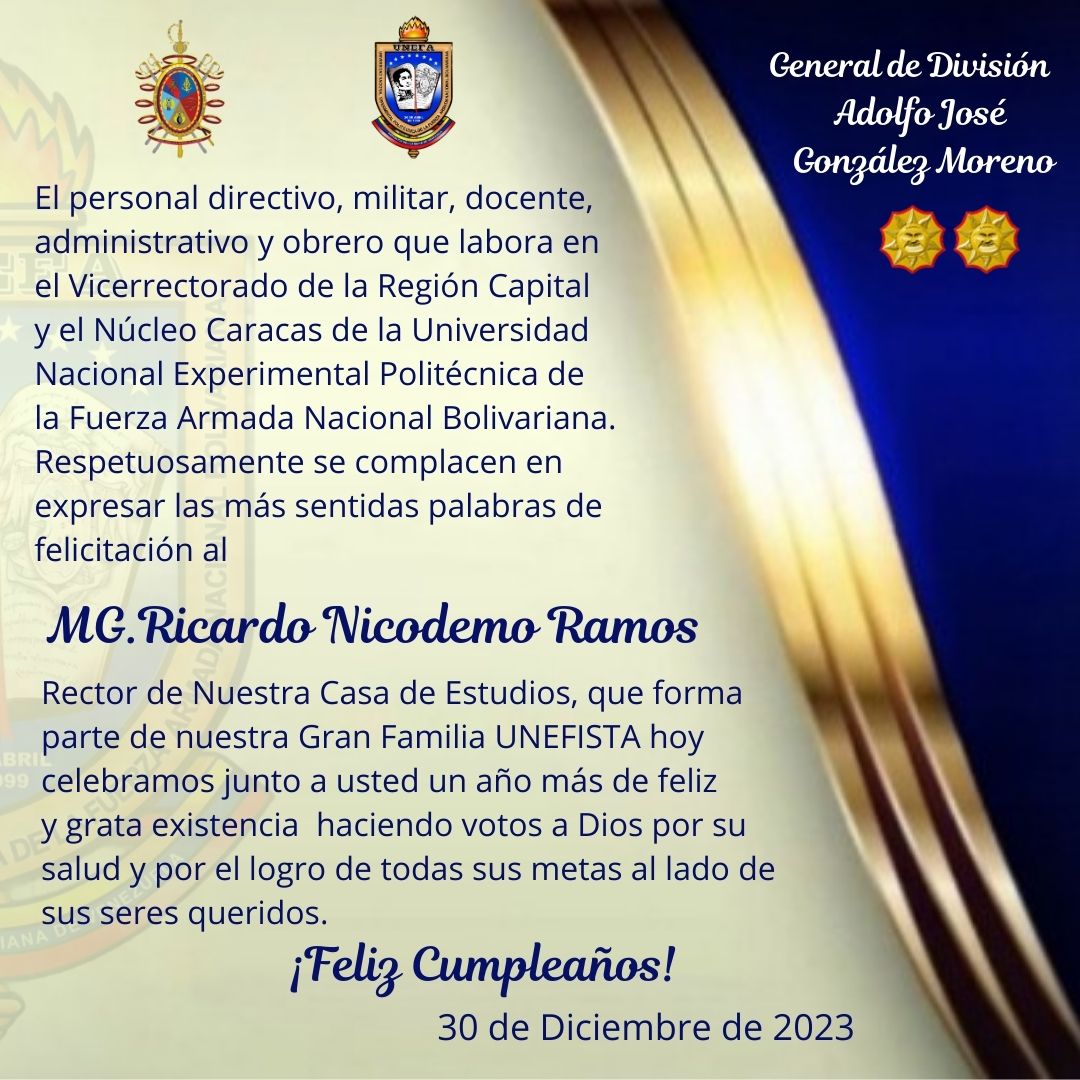 Unefa Vicerrectorado Capital tweet media