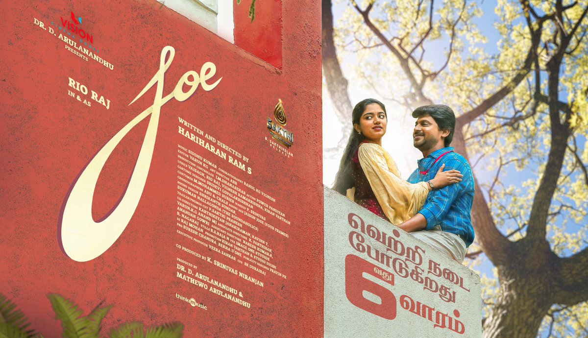 vchproduction's tweet photo. It's a Cloud Nine Moment for us on entering to the 6th week of "Joe". Huge Thanks for the Audience and Theatre Owners for the tremendous support all over for us. ❤️
#JoeTheMovie #Joe #JoeRunningSuccessfully #Joe6thWeek https://t.co/mOeam2pWIS