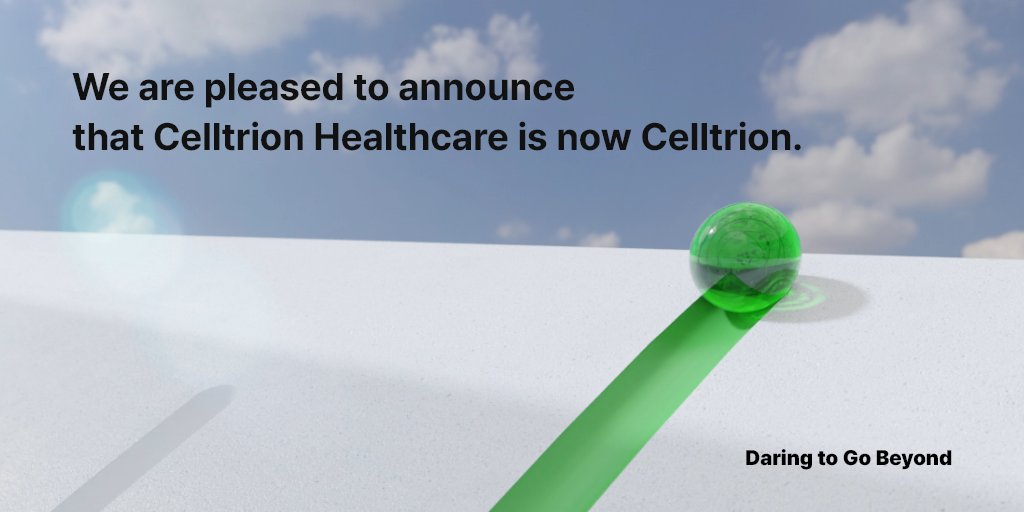 Celltrioninc's tweet photo. BREAKING NEWS: Today, Celltrion Healthcare has merged with Celltrion Inc. to enhance its market position and create opportunities for growth.
As of today, we will deliver up-to-date and unified news in the social space under the name of Celltrion. Stay tuned!
#DaringtoGoBeyond https://t.co/Jc5HROjMOX