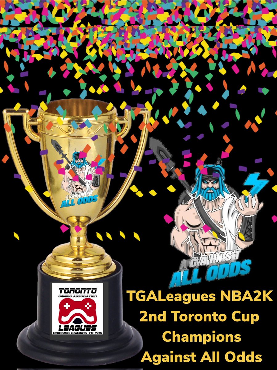 LeaguesTga's tweet photo. TGALeagues NBA2K 2nd Toronto Cup Champions Against All Odds CONGRATS!!! Also Add there Name To The Wall!!! #TGALeagues #NBA2K #TORONTOCUP #5V5PROAM @LeaguesTGA https://t.co/lsfX1YadZY