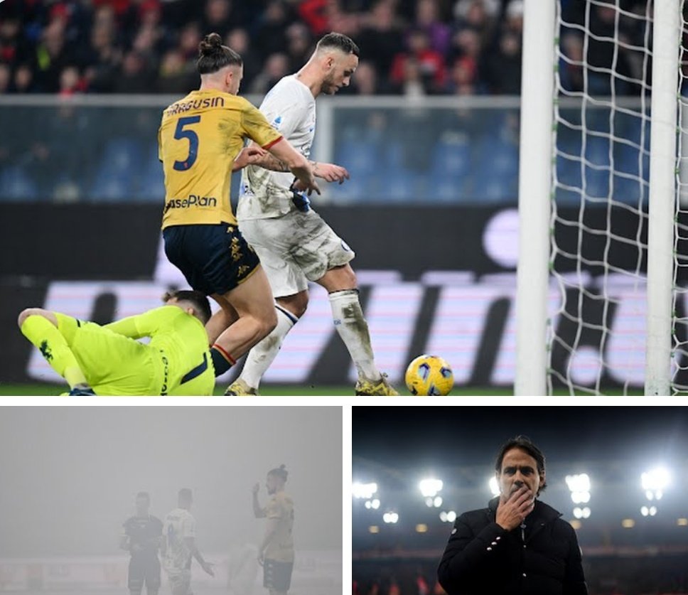 sportstickz's tweet photo. #SerieA | Full Time
Genoa 1-1 Inter
R. Drăgușin 45+7 M. Arnautović 42
WHAT A GAME
It's a draw Genoa & Milan by an Equalizer from Radu in 1st half end & Marko scored for Milan
#GENINT #Genoa #GenoaInter #InterGenoa #INTGEN #Inter #InterMilan #INT https://t.co/MxRlEHrUBd