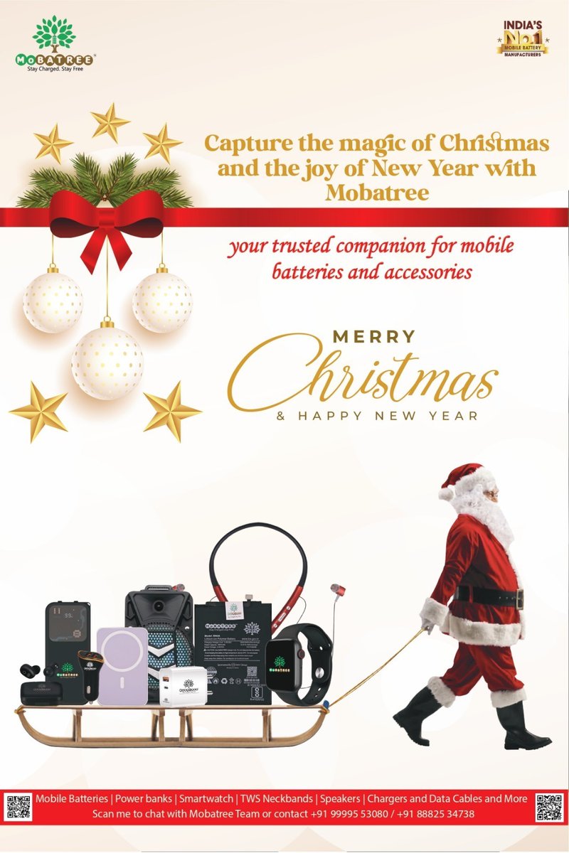 Brighten Your Parties with Mobatree Power-Packed Gadgets Wishing all a great year ahead Click here for More Details: bit.ly/Mobatree_EDM @mobatrees @mobilitymag @SwapanR56454932 #MobilityMagazine #mobilityindia #mobility #mobilityonline
