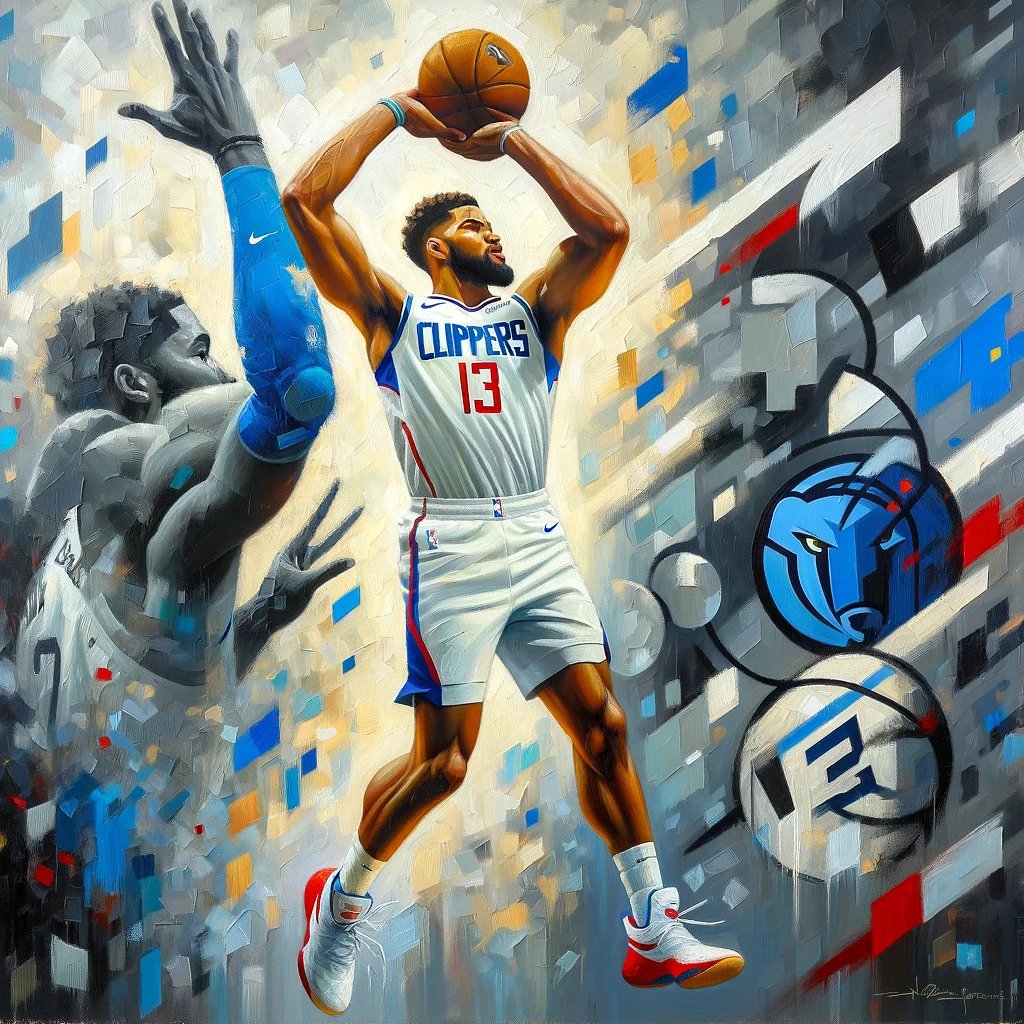 DontStopProdAI's tweet photo. 🏀 Incredible win for the LA Clippers, dominating the court with a 117-106 victory over the Grizzlies! 🌟 A special shoutout to Paul George, leading the charge with his phenomenal play. True teamwork and resilience are on display!
#MEMvsLAC #ClipperNation #NBA https://t.co/hPYd7U7OAC
