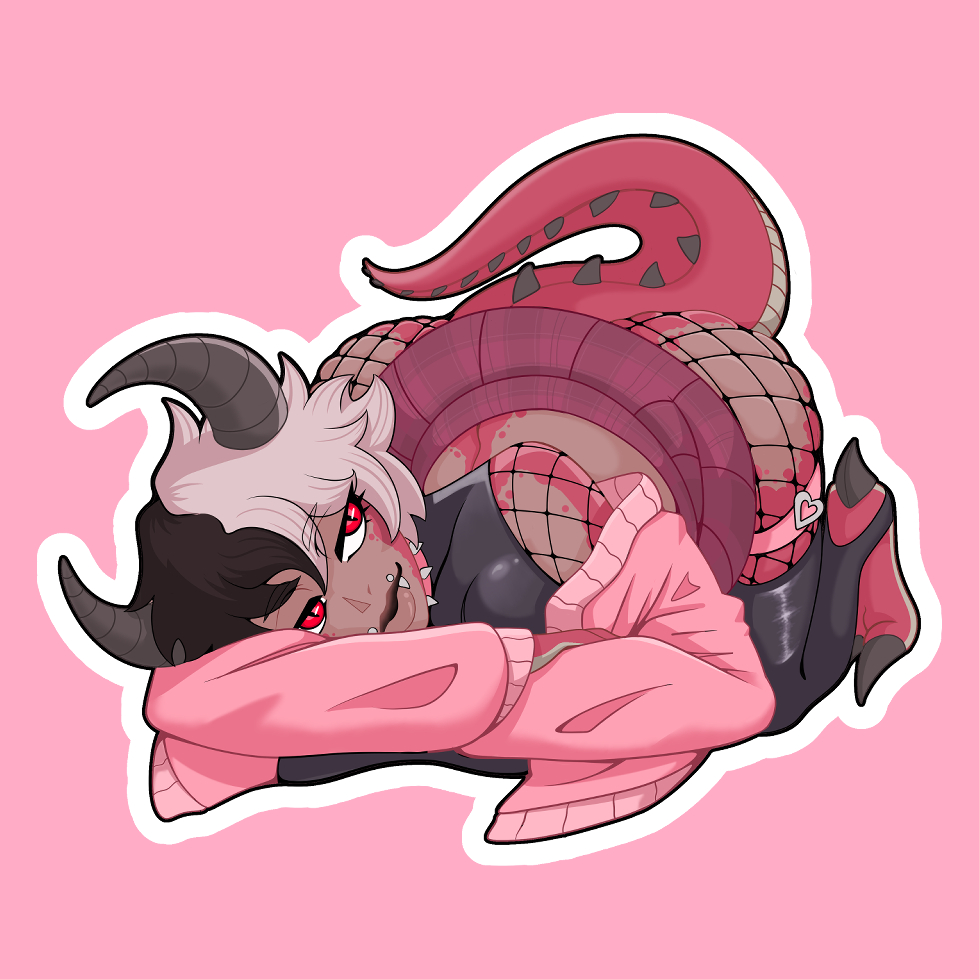 GutterTrashAUS's tweet photo. We've got a couple new designs to kick off the new year. Get your monster loving friends something fun to start 2024 #Yearofthedragon #HappyNewYear2024 #monster #MonsterGirls #dragon #ogre #gyaru #pastel https://t.co/hxogZA3v1U