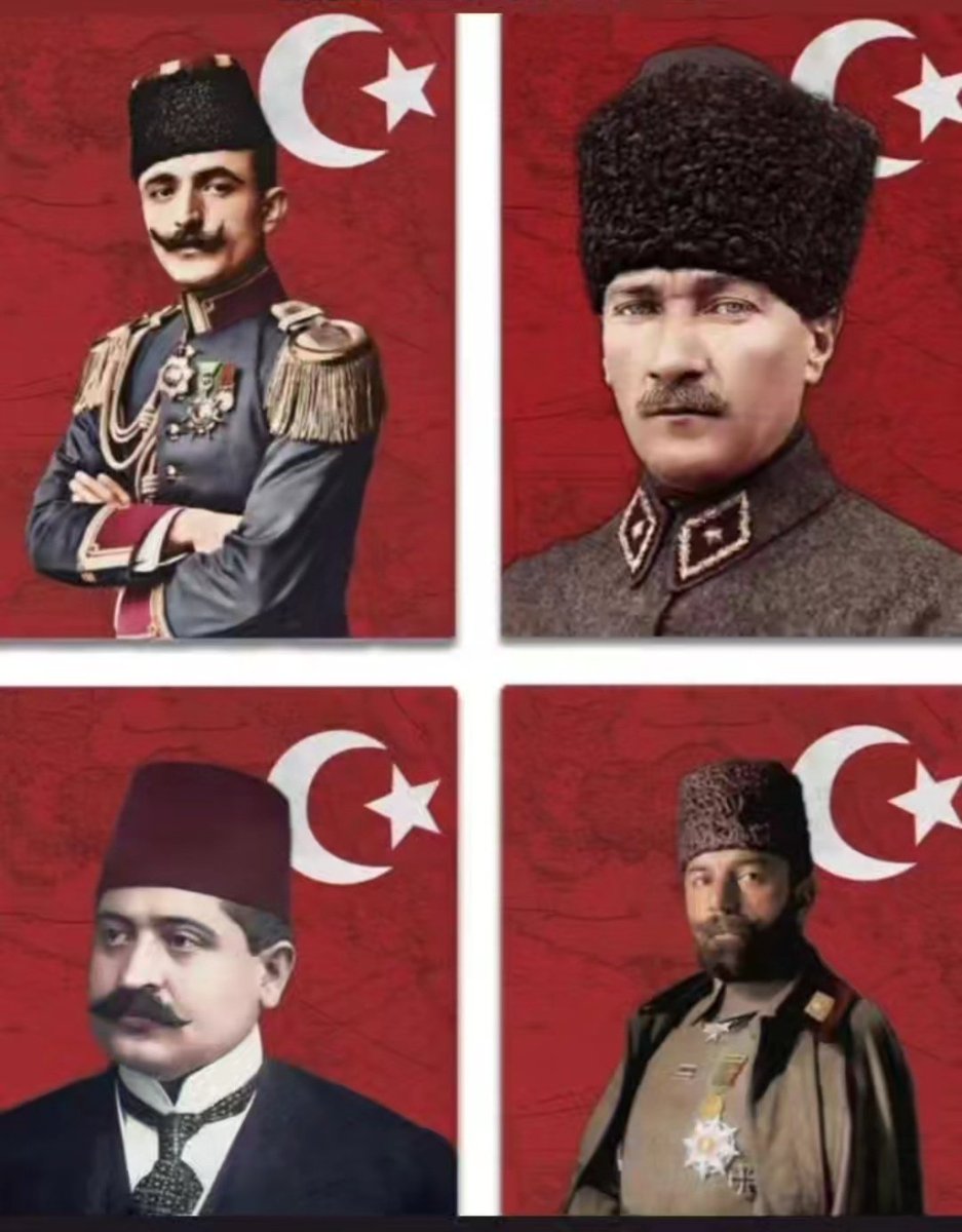 Enver Paşa
Gazi Mustafa Kemal Paşa
Telat Paşa
Cemal Paşa ...Bu coğrafyadan Türkü silmek isteyenlere attıkları Tokat'ın acısı bin yıl daha geçmez  ...
#SabihaGökçenHavalimanı
