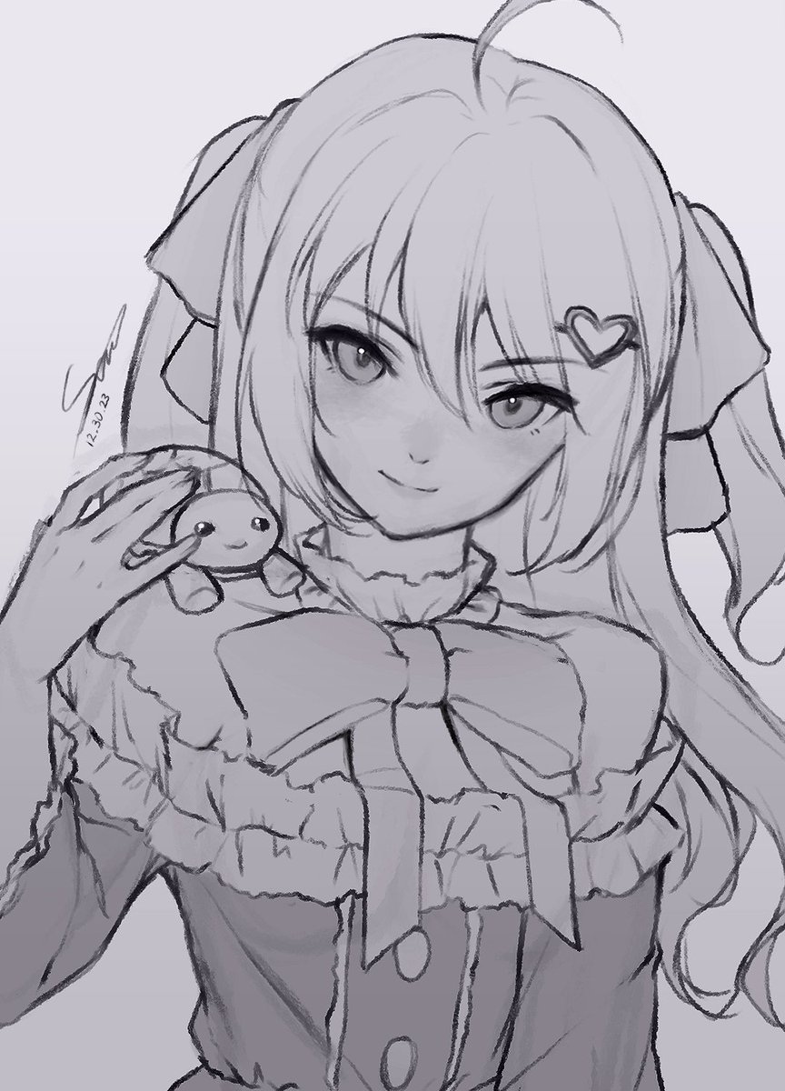 ESketchStudio's tweet photo. 20231228
ESK Theme Doodle #2【Evil-Neuro】 
ESK 隨手繪 #2 by Sen(@00Hatsusen) 
#ESK隨手繪
#Heartheartart
#Neurosama https://t.co/P9ItDexZ6B