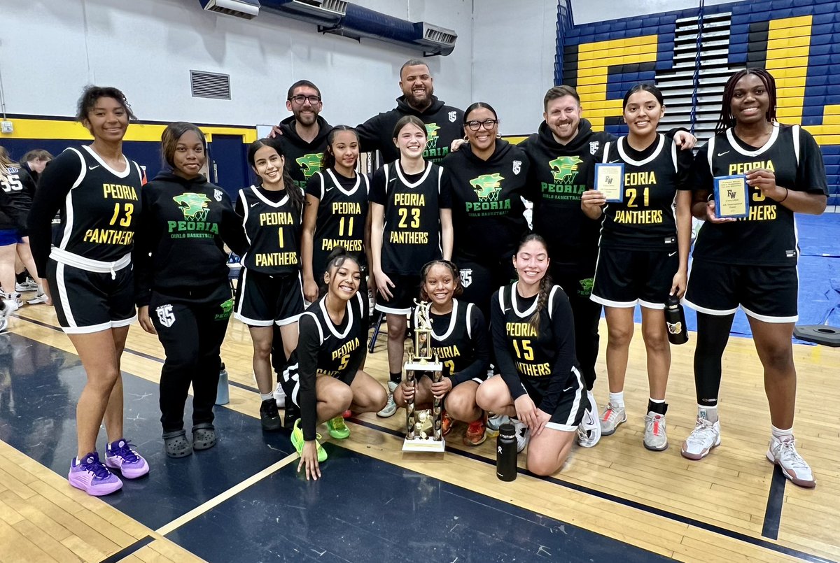 Peoria won the consolation championship of the Flowing Wells Shootout held in Tucson <a href="/PeoriaHSGBB/">Peoria High School Girls Basketball</a> #azpreps365