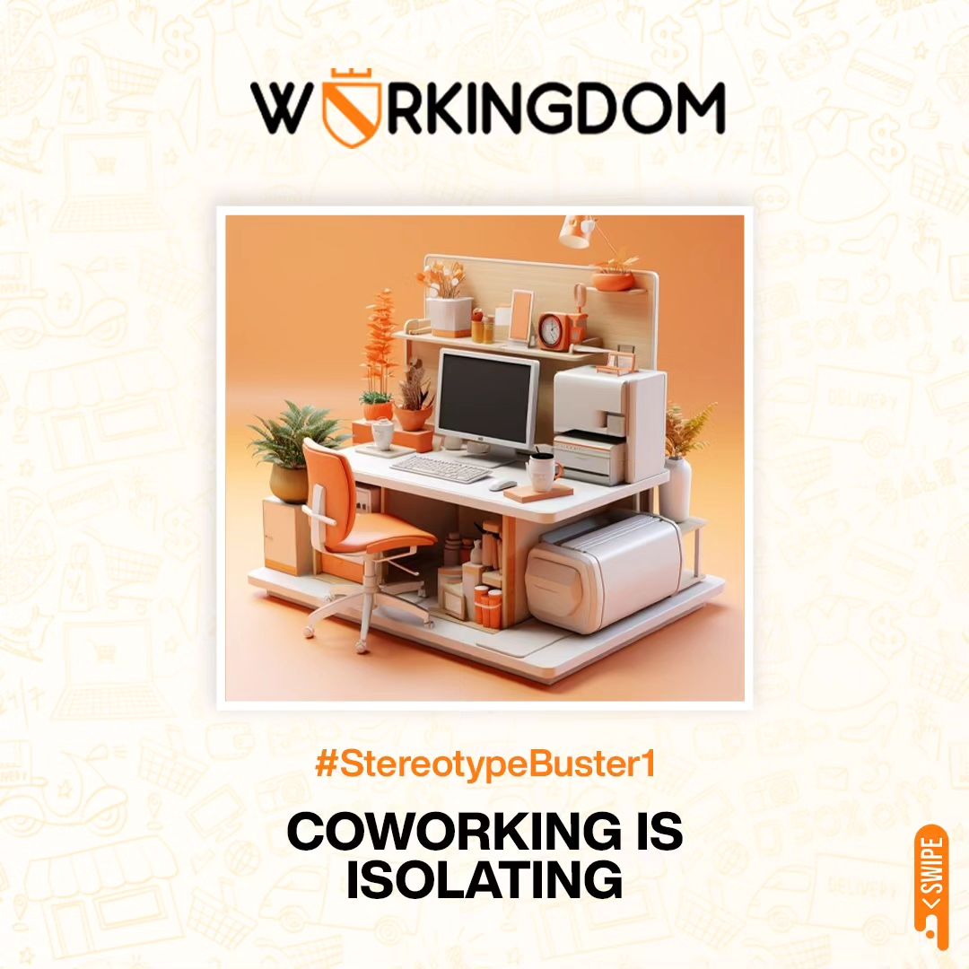 Workingdom1's tweet image. &quot;Breaking barriers, creating connections. At WorkingDom, we shatter coworking stereotypes to redefine your workspace experience. 💼✨

Join Us, Break Stereotypes
☎️ +91 8287999888

#WorkDifferent #Workingdom #workingvibes #coworkinggirl #stereotypes #connaughtplacedelhi