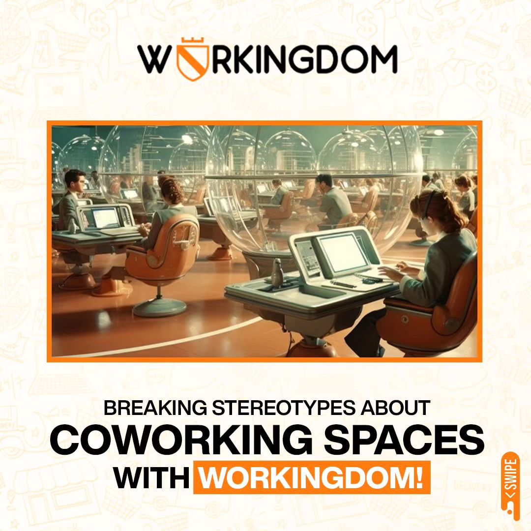 Workingdom1's tweet image. &quot;Breaking barriers, creating connections. At WorkingDom, we shatter coworking stereotypes to redefine your workspace experience. 💼✨

Join Us, Break Stereotypes
☎️ +91 8287999888

#WorkDifferent #Workingdom #workingvibes #coworkinggirl #stereotypes #connaughtplacedelhi