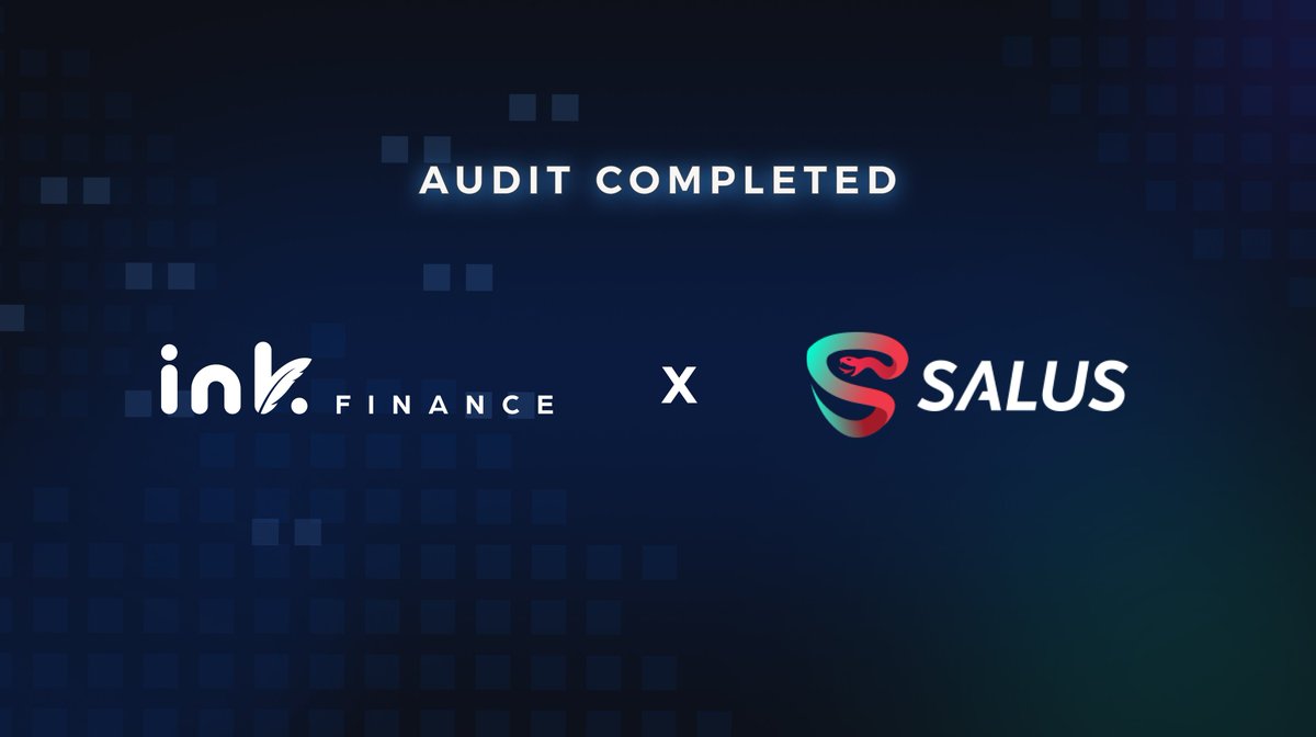 🚀 Launching into the #DeFi stratosphere!  

INK teams up with security maestros <a href="/salus_sec/">Salus</a> Team!

INK &amp; #Salus are laying the foundation for credit-based #DeFi and #RWA with unparalleled integrity and innovation #DAO 💼🔒