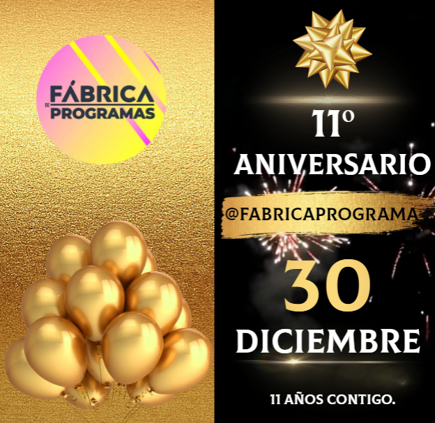 🎉 ¡Hoy celebramos 11 años de creatividad, entretenimiento y momentos inolvidables en Fábrica de Programas! 🎂🎈 

Gracias a nuestra increíble audiencia por ser parte de esta increíble travesía. ¡Listísimos para muchos más años de diversión y emociones!  #FábricaDeProgramas