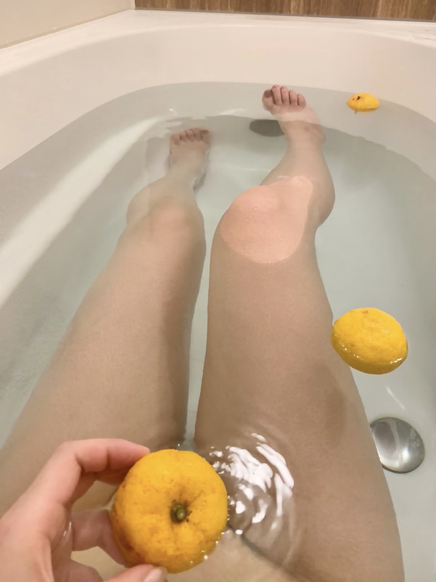 ゆず湯♪🍊 https://t.co/Bsip3ZgaUm
