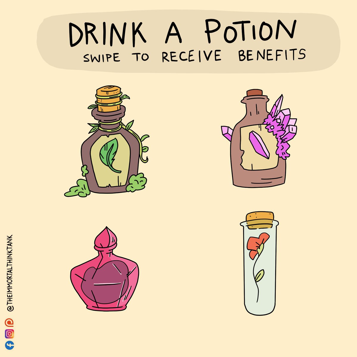 Drink a potion then check replies to see the benefits

#dnd #dungeonsanddragons #comics #tagyourself