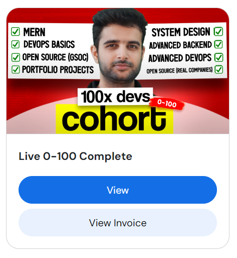 sudo_pacman_'s tweet image. Just took @kirat_tw bhaiya&apos;s 0-100 Cohort 2.0
I am almost a month late to grab this jewel, but no worries our bro is here. Yeah, time to grind hard!!!