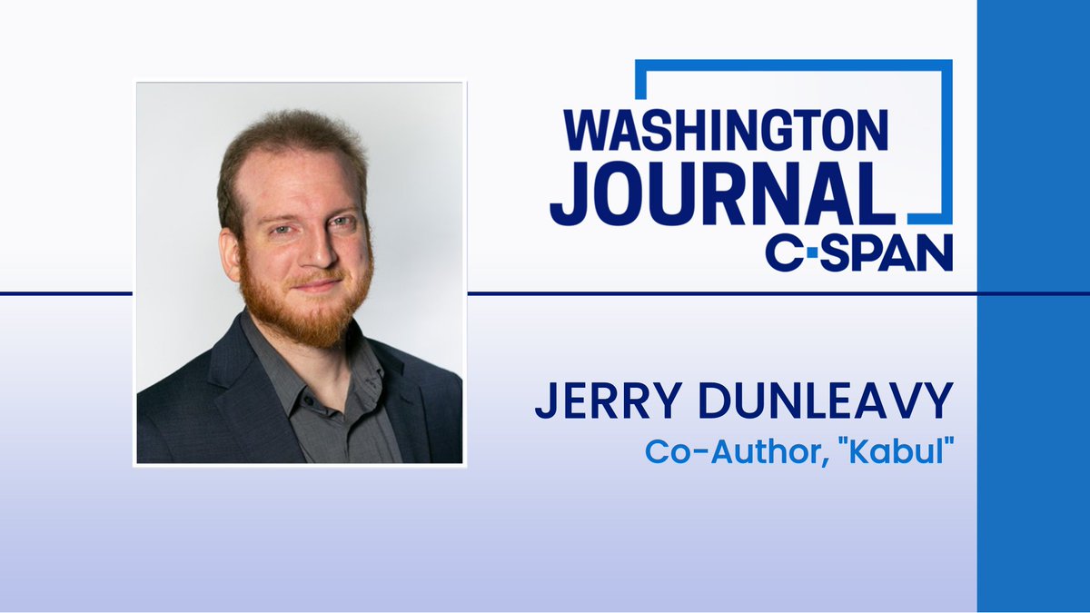 SUN| @JerryDunleavy discusses his book on the 2021 U.S. withdrawal from Afghanistan, 'Kabul: The Untold Story of Biden’s Fiasco and the American Warriors Who Fought to the End.' Watch live at 8:00 am ET!