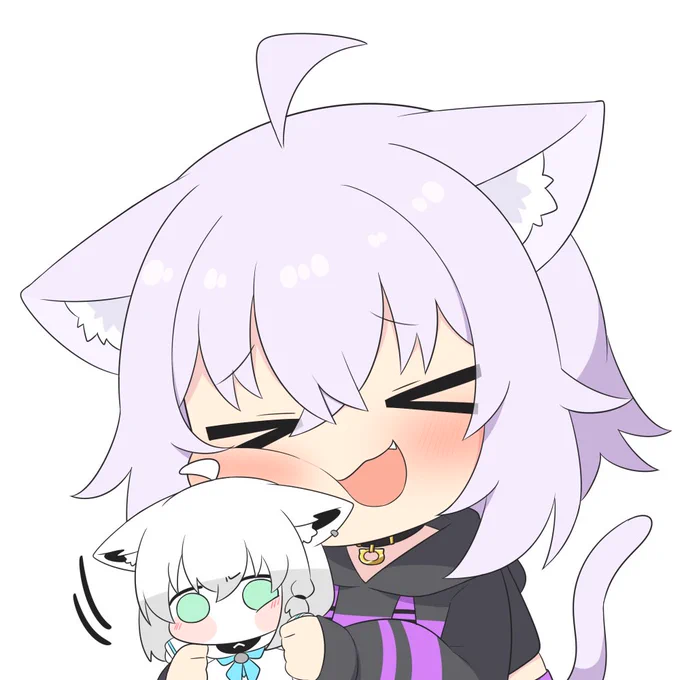 フブにゃは妹だから #絵かゆ #絵フブキ
