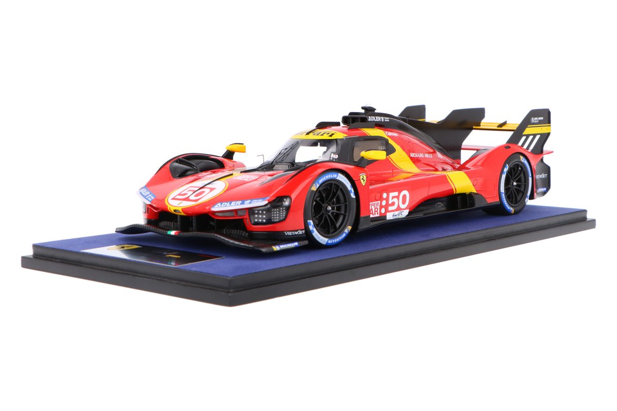 Nieuw: Ferrari 499P Hypercar 'Launch Version' #Ferrari #Looksmart #24HLeMans #FerrariAFCorse #AntonioFuoco/MiguelMolina/NicklasNielsen #2023 #50 #modelcars houseofmodelcars.com/nld/product/fe… -Posted by OneUp