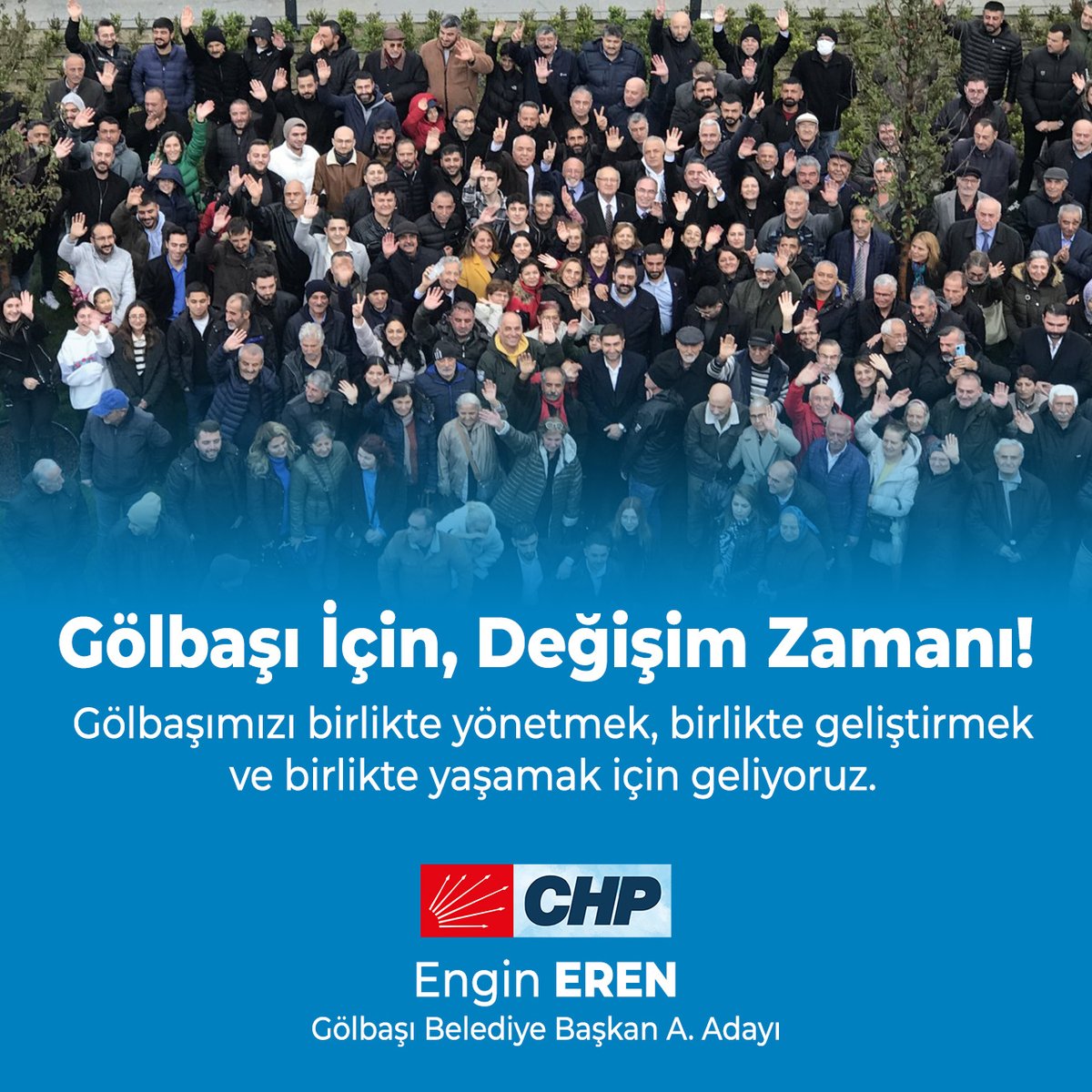Gölbaşı İçin Değişim Zamanı!
Sizler gibi benim de yürekten bağlı olduğum Gölbaşımın güzel ve aydınlık yarınlarına katkı vermek, Gölbaşımızı sadece Ankara'nın değil, Türkiye'nin en cazibeli ilçelerinden biri haline getirmek hedefiyle çıktığım bu yolda, bana destek olan,