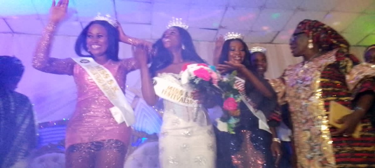SKFEST2023's tweet photo. Congratulations!!! HRM Precious Adamu Waziri of Koro land for being crowned Miss SKFest! other winners are HRM Petronilla N. Dennis of Kagoro; Miss SK festival Peace and Unity and HRM Esther Istifanus of Binawa as Miss SK festival Tourism. @MissSkFest https://t.co/i4ed3n59th