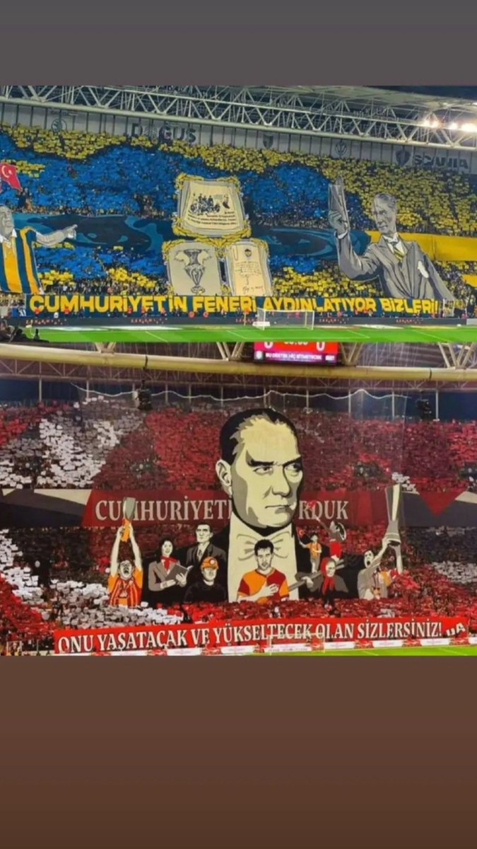 #vatan #CUMHURIYETİMİZ100Yaşında #AtatürkKırmızıÇizgimizdir #fenerbahcegalatasaray 
NE MUTLU TÜRK'ÜM DİYENE