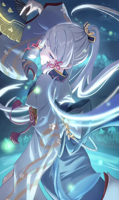 舞  #神里綾華イラストコンテスト #原神