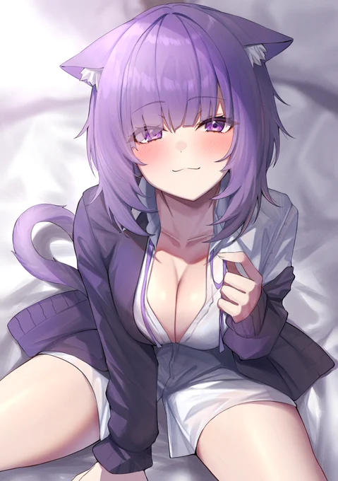 「えへへ〜気になる?」 #絵かゆ