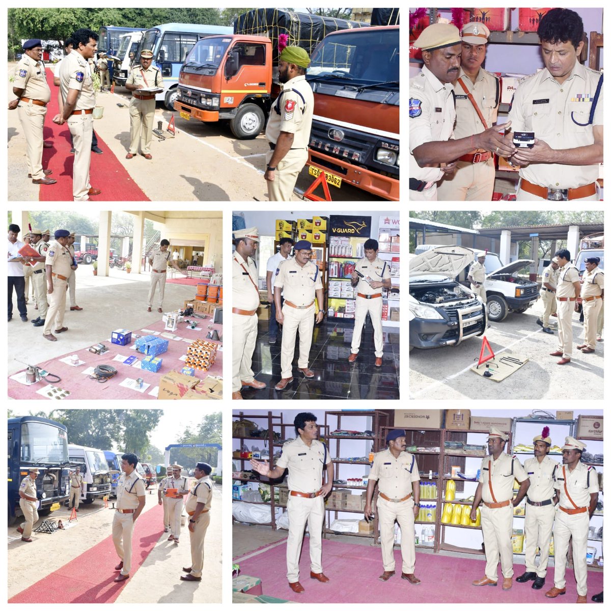 7thBnTSSP's tweet photo. In viewo f Annual Inspection of HQ Coy by Commandant 7th Bn TSSP Physically Checked Unit MT Vehicles and Welfare centers #TSSP https://t.co/L3z0kmcs4M