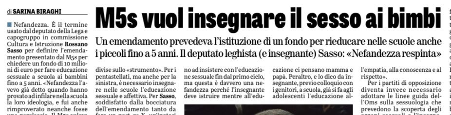 fratotolo2's tweet photo. Un emendamento del #M5S prevedeva l'istituzione di un fondo per rieducare nelle scuole anche i bambini fino a 5 anni.
@LaVeritaWeb https://t.co/GQKhvnbcco