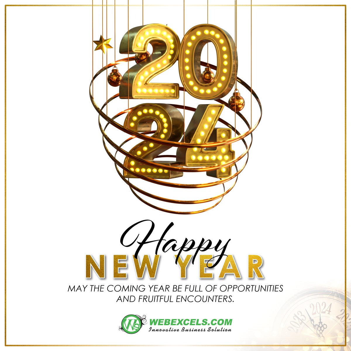 web_excels's tweet image. Happy New Year
May this coming year be full of opportunities and fruitful encounters
#newyear #2024 #webexcels #celebrations #learningcenter