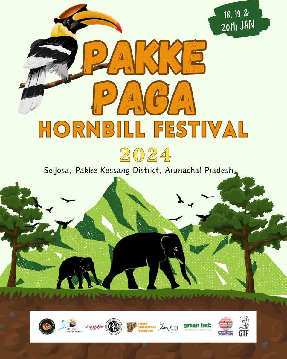 Pakke Tiger Reserve welcomes all nature lovers to come and celebrate nature like never before 🌲🌳🏞️🌱 Stay tuned for more details !!! @ArunForests @MyGovArunachal @ntca_india @wti_org_india @ncfindia @ICICIFoundation @THE_GREENHUB