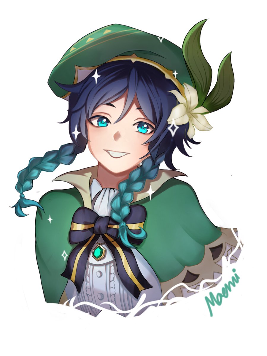 Venti 🍃
#イラスト #digitalart #digitalpainting #venti #GenshinImpact #Genshinfanart #archon #anemo