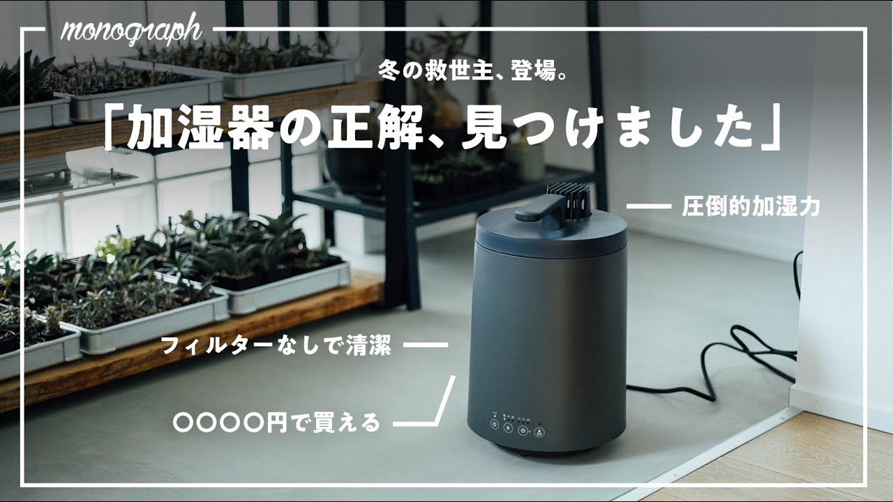 ドウシシャ DOSHISHA スチーム式加湿器 グレー BKSX603