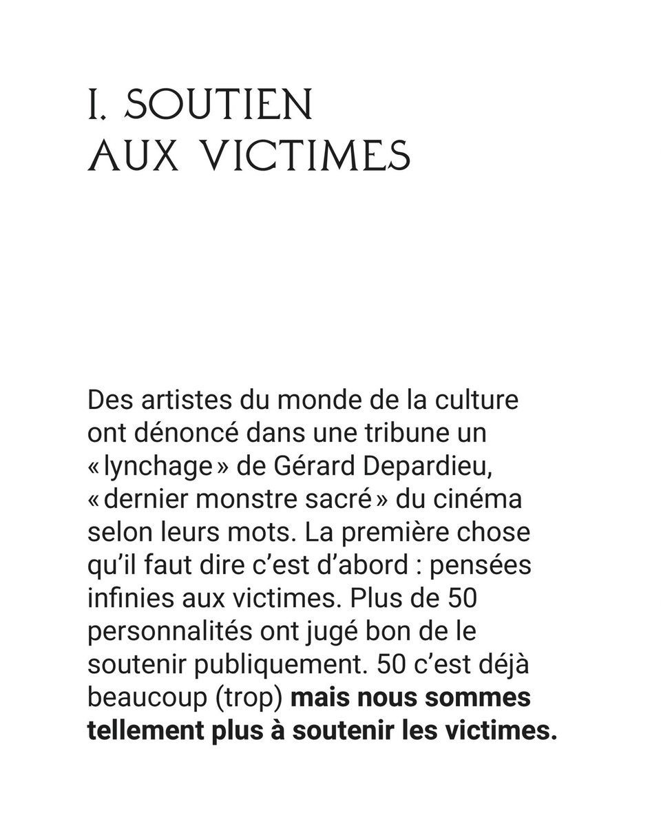 ozeeytb's tweet photo. La première chose à répéter encore et encore : soutien infini aux victimes. Plus de cinquante signataires c’est beaucoup (trop) mais nous sommes tellement plus à dénoncer cette tribunes. Les femmes qui dénoncent n’ont rien à gagner et même tout à perdre, croyez les victimes. https://t.co/UZ2zwBBoJo