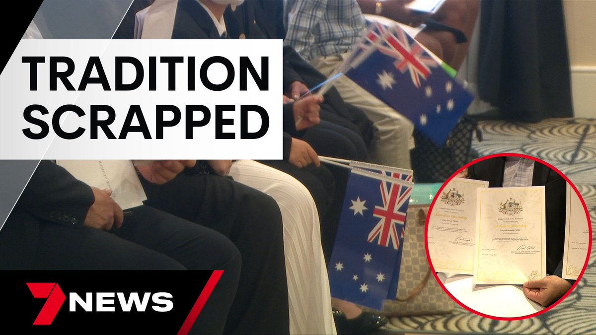 An Australia Day tradition has now been banned by more than a quarter of all Victorian councils. 22 local governments will no longer host citizenship ceremonies on January 26 and the opposition blames the prime minister. youtu.be/eM3DqiofOxs @NickMcCallum7 #7NEWS