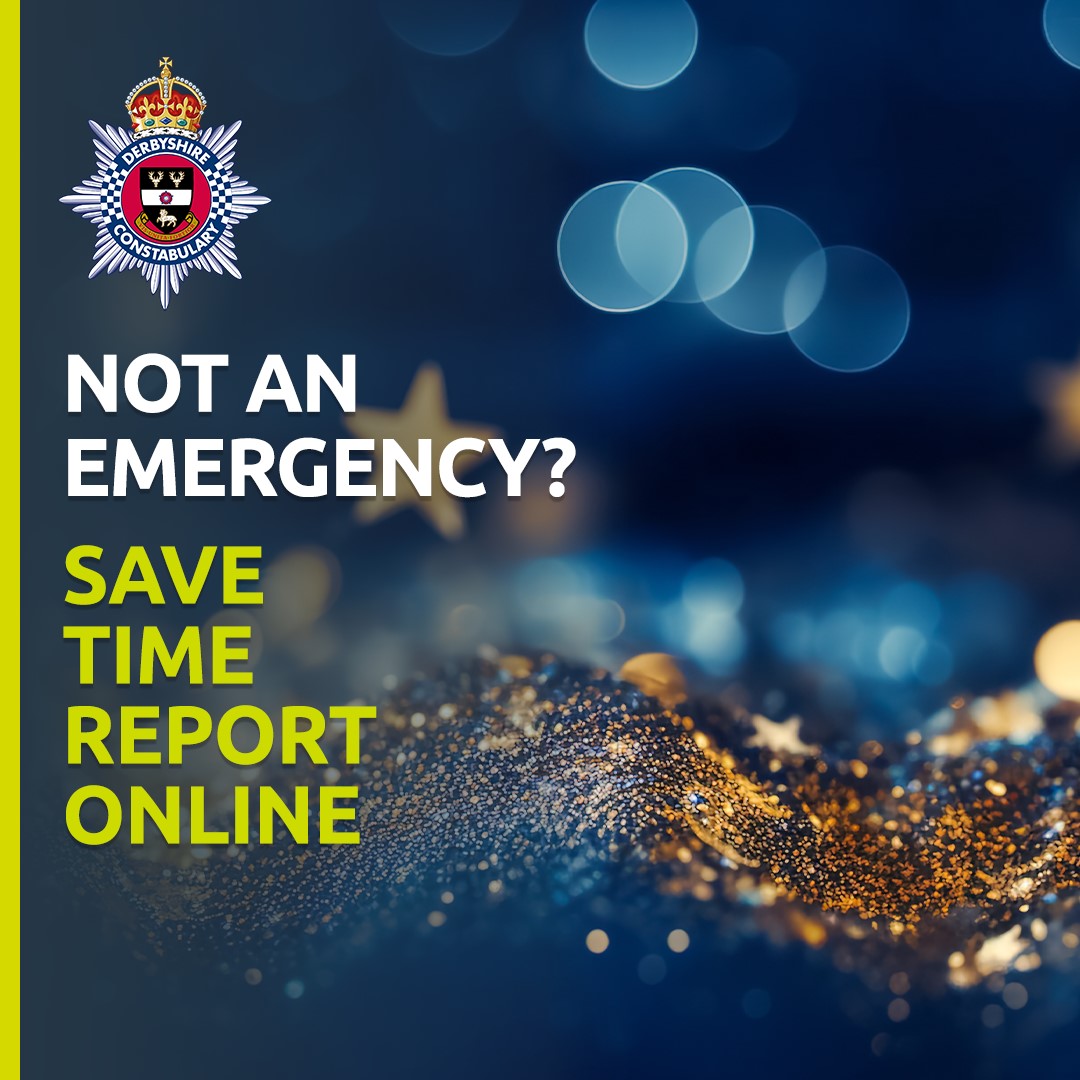 On Bank Holiday weekends, our phones can be extremely busy. Why not save time and report online? ✅ Web orlo.uk/AFQkW ✅ Twitter @DerPolContact ✅ Facebook /DerbyshireConstabulary 🔺 If a crime is taking place, or somebody is in immediate danger, always call 999.