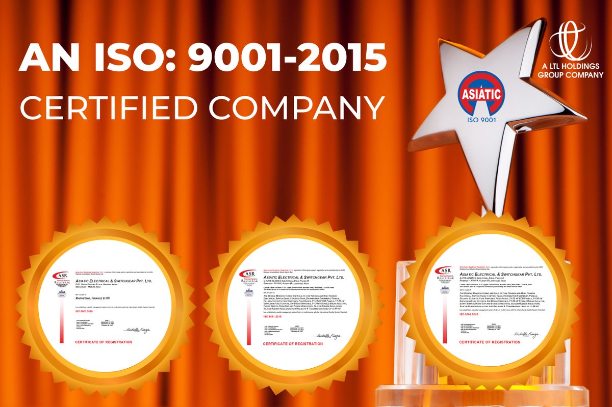 Asiatic011's tweet photo. Powering Excellence: Proudly ISO Certified, Asiatic Electrical Industries illuminates the path to quality, safety, and reliability in every connection  #ISOQuality #ElectricalExcellence #Since1972  #ExcellenceInService #asiaticservices https://t.co/GCrVxy5Gvw