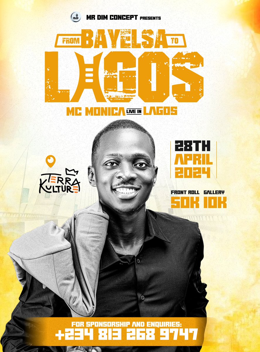 It’s my first show in Lagos
Show me kindness..