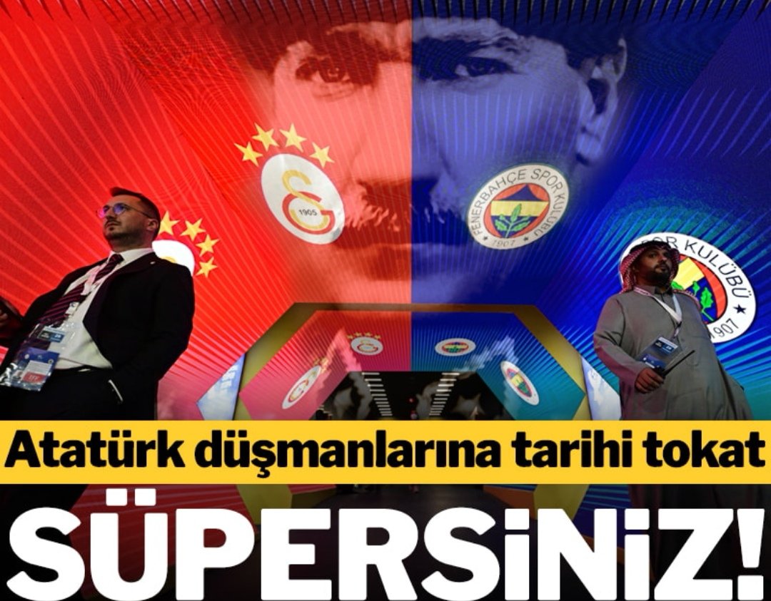 İşte Atatürk'ün askeri olmak budur!
Teşekkürler Galatasaray.🙏
Teşekkürler Fenerbahçe.🙏